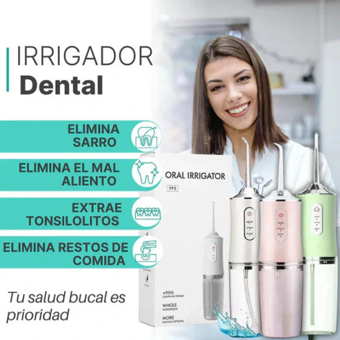 Irrigador DentalPro® - Limpieza bucal en 5 minutos